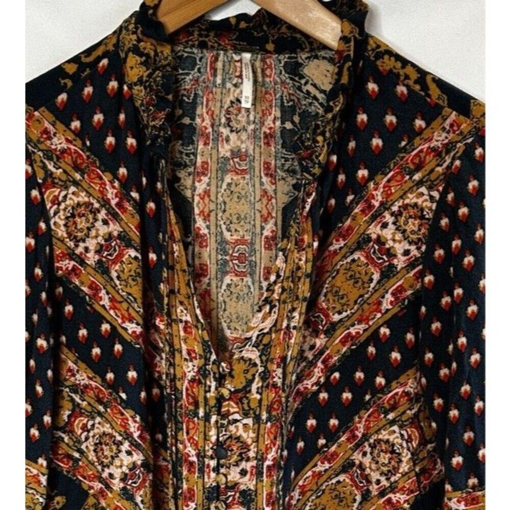 Free People Magic Mystery Tunic Top Hippie Top Tunic XS Festival Sleeve Festival - Picture 6 of 11